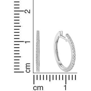 Firetti Weißgold Creolen - Schmuck Geschenk für Damen Firetti Weißgold Creolen - Schmuck Geschenk für Damen
