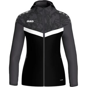 JAKO Schwarze Iconic Kapuzenjacke - Sportswear JAKO Schwarze Iconic Kapuzenjacke - Sportswear