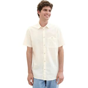 Tom Tailor Beige Short Sleeve Shirt - Casual Shirt Tom Tailor Beige Short Sleeve Shirt - Casual Shirt