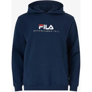 FILA Brixworth Hoodie - Blå - Bomullsmix - Huvtröja FILA Brixworth Hoodie - Blå - Bomullsmix - Huvtröja