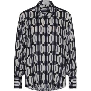 BRAX Style VIC Zwarte viscose blouse - Blouse BRAX Style VIC Zwarte viscose blouse - Blouse