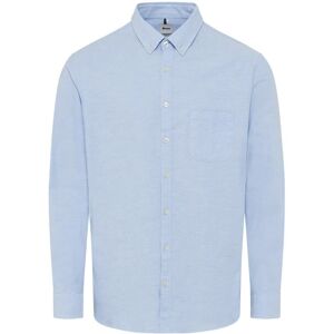BRAX Daniel Blau Oxford Stretch Overhemd - Overhemd BRAX Daniel Blau Oxford Stretch Overhemd - Overhemd
