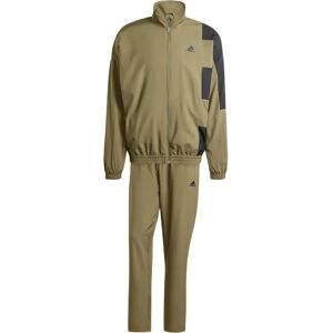 adidas Herren Grüne Farbblock-Trainingsanzug - Tracksuit adidas Herren Grüne Farbblock-Trainingsanzug - Tracksuit