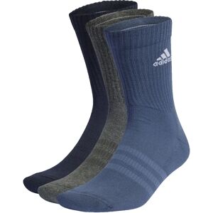 adidas Cushioned Crew Socks - 3 Pairs - Blue adidas Cushioned Crew Socks - 3 Pairs - Blue