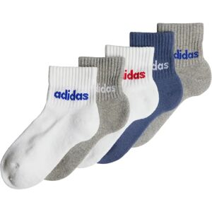 Chaussettes linéaires pour enfants adidas - 5 paires - Blanc - Chaussettes Chaussettes linéaires pour enfants adidas - 5 paires - Blanc - Chaussettes