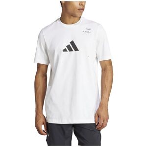 Adidas White Graphic Tennis T-Shirt - Men's Adidas White Graphic Tennis T-Shirt - Men's