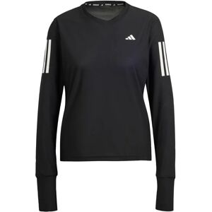 adidas Own The Run Long Sleeve Running Top - Black - Crewneck adidas Own The Run Long Sleeve Running Top - Black - Crewneck