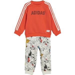 adidas Kids Mickey Mouse Crewneck Jogger Set - Red adidas Kids Mickey Mouse Crewneck Jogger Set - Red