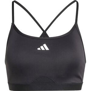 adidas Aeroreact Training Light-Support Bra - Black - Sports Bra adidas Aeroreact Training Light-Support Bra - Black - Sports Bra