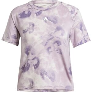 adidas Train Essentials AOP Flower Tie-Dye T-Shirt - Purple adidas Train Essentials AOP Flower Tie-Dye T-Shirt - Purple
