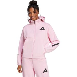 adidas Z.N.E. Pink Hoodie - Full-Zip - Sport Style adidas Z.N.E. Pink Hoodie - Full-Zip - Sport Style