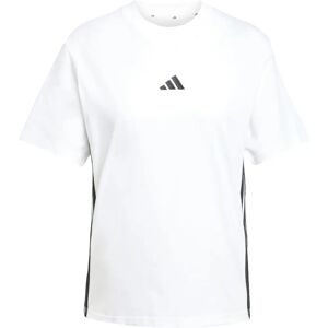 adidas Model Cotton 3-Stripes T-Shirt - Womens - White - T-Shirt adidas Model Cotton 3-Stripes T-Shirt - Womens - White - T-Shirt