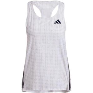 adidas Adizero White Running Singlet - Running adidas Adizero White Running Singlet - Running