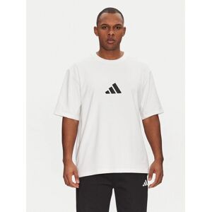 adidas Z.N.E. Loose-Fit T-Shirt - White - Sportswear adidas Z.N.E. Loose-Fit T-Shirt - White - Sportswear
