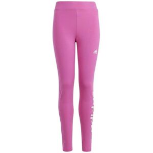 adidas Kids Essentials Lineært Logo Bomulds Leggings - Rosa adidas Kids Essentials Lineært Logo Bomulds Leggings - Rosa