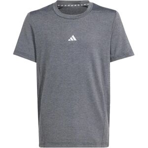 adidas Junior Heathered Black T-Shirt - Boy's Sports Tee adidas Junior Heathered Black T-Shirt - Boy's Sports Tee