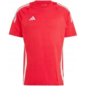 Adidas Tiro 24 Red Cotton Training T-shirt - T-shirt Adidas Tiro 24 Red Cotton Training T-shirt - T-shirt