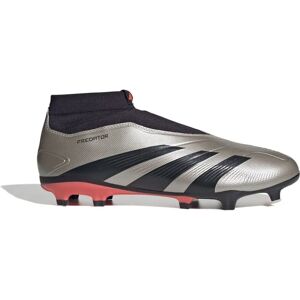 adidas Predator 24 League Laceless Football Boots - Silver/Black - 7 adidas Predator 24 League Laceless Football Boots - Silver/Black - 7