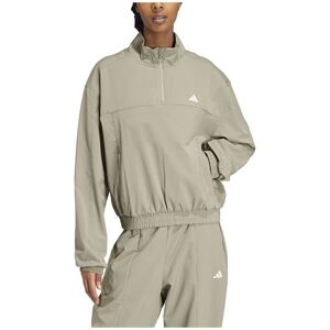 adidas AEROREADY Train Essentials Woven Quarter-Zip - Green - Track Jacket adidas AEROREADY Train Essentials Woven Quarter-Zip - Green - Track Jacket