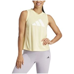 adidas Big Performance Logo Yellow Training Tank Top - Training adidas Big Performance Logo Yellow Training Tank Top - Training