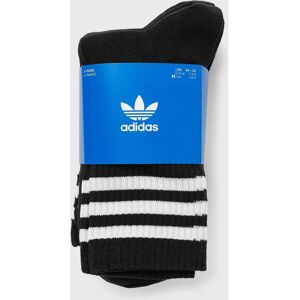 skarpetki adidas 3 Paski - 6 Par - Czarny - Skarpety skarpetki adidas 3 Paski - 6 Par - Czarny - Skarpety