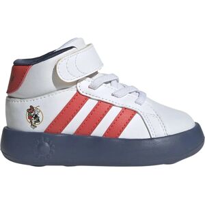Chaussures adidas Mickey Mouse pour enfants - Grand Court Mid - Blanc - Publicité Chaussures adidas Mickey Mouse pour enfants - Grand Court Mid - Blanc - Publicité