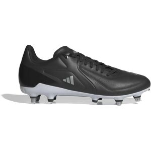 Adidas RS15 Elite Soft Ground Rugby Boots - Black/White Adidas RS15 Elite Soft Ground Rugby Boots - Black/White