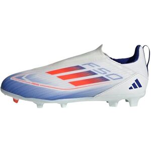 Adidas F50 League Laceless Kids FG/MG - (IF1362) cloud white/solar red/lucid blue Adidas F50 League Laceless Kids FG/MG - (IF1362) cloud white/solar red/lucid blue