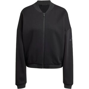adidas Essentials Contemporary Logo Bomber Jacket - Black - Jacket adidas Essentials Contemporary Logo Bomber Jacket - Black - Jacket