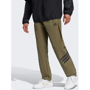 adidas Future Icons 3-Stripes Woven Tracksuit Bottoms - Green - Men adidas Future Icons 3-Stripes Woven Tracksuit Bottoms - Green - Men
