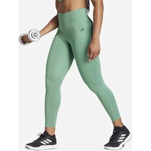 adidas Optime Power 7/8 Leggings - Preloved Green - L - Supportive Fitness Wear adidas Optime Power 7/8 Leggings - Preloved Green - L - Supportive Fitness Wear