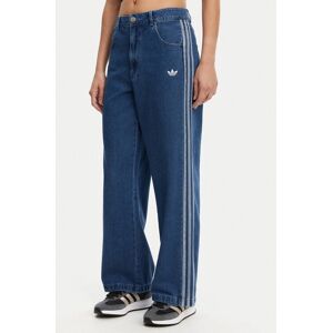 Pantalon de sport adidas Adicolor Denim 3 Rayures - Femme - Bleu - Publicité Pantalon de sport adidas Adicolor Denim 3 Rayures - Femme - Bleu - Publicité