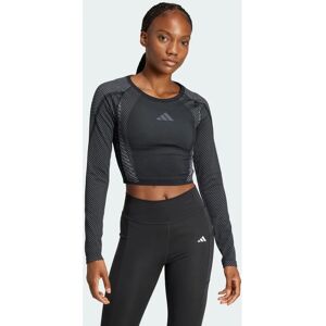 adidas Black Seamless Long Sleeve Top - Gym & Training adidas Black Seamless Long Sleeve Top - Gym & Training