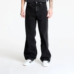 adidas Firebird Denim Joggers - Black adidas Firebird Denim Joggers - Black