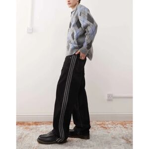 adidas Firebird Denim Joggers - Black - Joggers - adidas adidas Firebird Denim Joggers - Black - Joggers - adidas