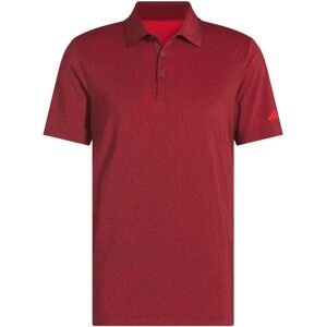 adidas Ultimate365 Mini Bunker Polo Shirt - Red - Golf adidas Ultimate365 Mini Bunker Polo Shirt - Red - Golf