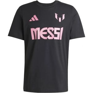 adidas Messi Name and Number Graphic T-Shirt - Black adidas Messi Name and Number Graphic T-Shirt - Black