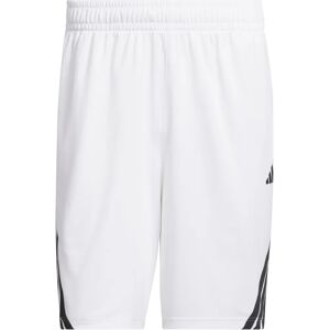 adidas Legends 3-Stripes Basketball Shorts - White - Men adidas Legends 3-Stripes Basketball Shorts - White - Men