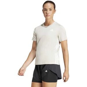 Adidas Model - Grijs 3-stripes Workout T-shirt for Women Adidas Model - Grijs 3-stripes Workout T-shirt for Women