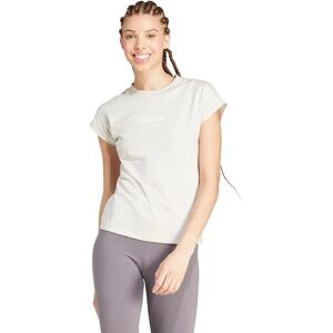 T-shirt slim beige Adidas - Haut T-shirt slim beige Adidas - Haut
