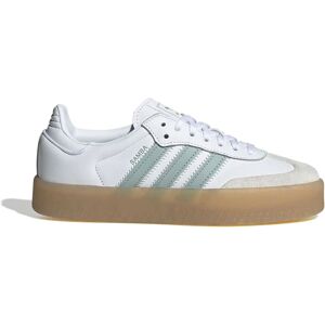 Adidas Sambae Hvide Sneakers - Læder - Klassisk Stil Adidas Sambae Hvide Sneakers - Læder - Klassisk Stil