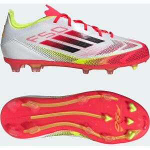 Adidas Kids F50 Elite Firm Ground Football Boots - White Adidas Kids F50 Elite Firm Ground Football Boots - White
