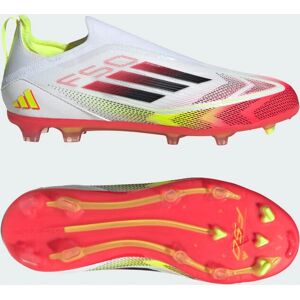 adidas Kids F50 Elite Laceless Football Boots - White adidas Kids F50 Elite Laceless Football Boots - White