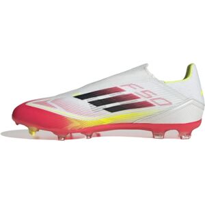 adidas F50 League Laceless Football Boots - White - Sports Shoe adidas F50 League Laceless Football Boots - White - Sports Shoe
