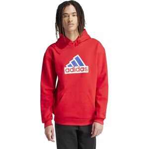 Adidas IS8338 Herren Rot Ganzjahres Hoodie - Kleidung Adidas IS8338 Herren Rot Ganzjahres Hoodie - Kleidung
