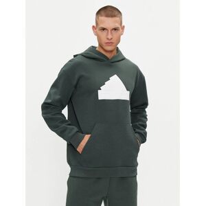 adidas Future Icons Badge of Sport Hoodie - Heren - Groen adidas Future Icons Badge of Sport Hoodie - Heren - Groen