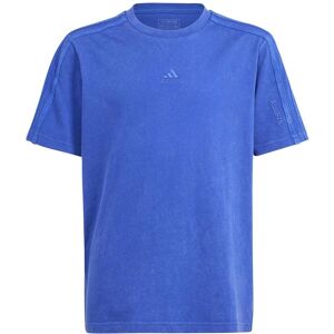 adidas Kids Blue Relaxed Fit Cotton T-Shirt - T-Shirt adidas Kids Blue Relaxed Fit Cotton T-Shirt - T-Shirt