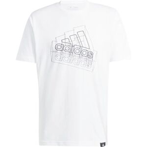 Adidas Tech Bos T IW2691 Weiß - T-Shirt Adidas Tech Bos T IW2691 Weiß - T-Shirt
