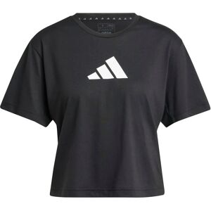 adidas Big Logo Performance Black T-Shirt - Training & Gym adidas Big Logo Performance Black T-Shirt - Training & Gym