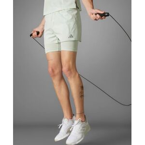 adidas HEAT.RDY Two-in-One HIIT Shorts - Green adidas HEAT.RDY Two-in-One HIIT Shorts - Green
